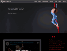 Tablet Screenshot of anacerrato.com